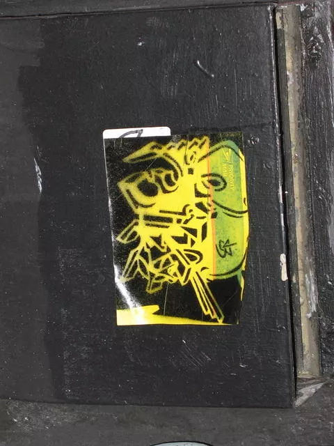 SF Clarion Alley pattern on sticker