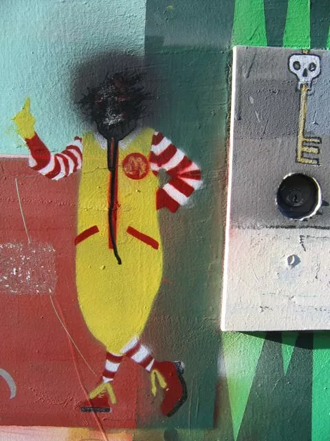 SF Clarion Alley Ronald McDonald