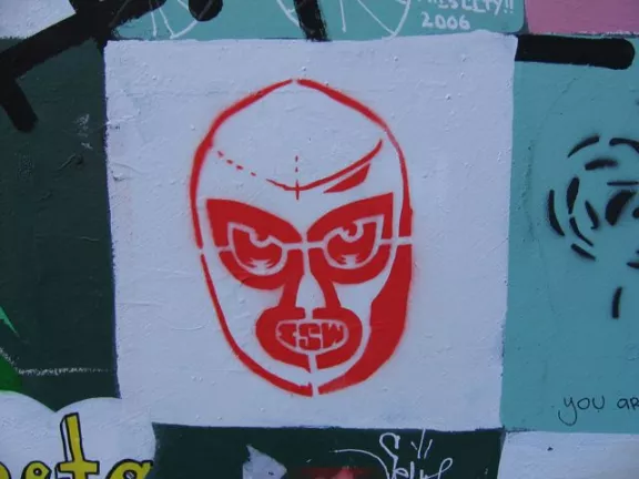 SF Clarion Alley ISW luchador