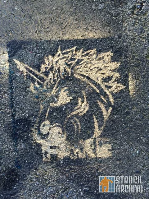 SF Clarion Alley FAKE unicorn