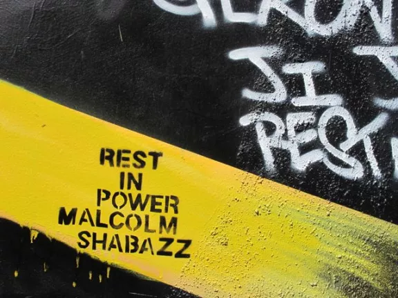 SF Clarion Alley Rest in Power Malcolm X