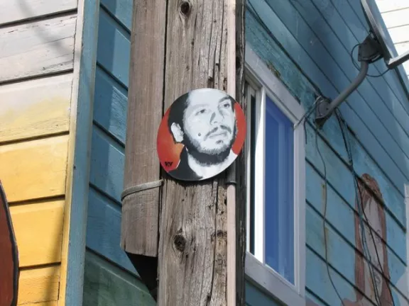 SF Clarion Alley W portrait on vinyl