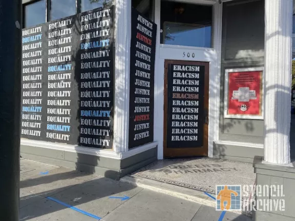 SF Divisadero Mike Spike Krouse Equality Justice Erascism