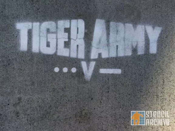 SF Divisadero Tiger Army advert