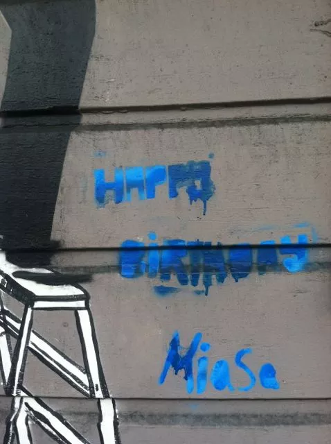 SF Lower Haight Happy Birthday Miase