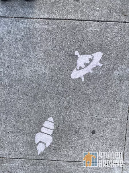 SF Lower Haight rocket and UFO