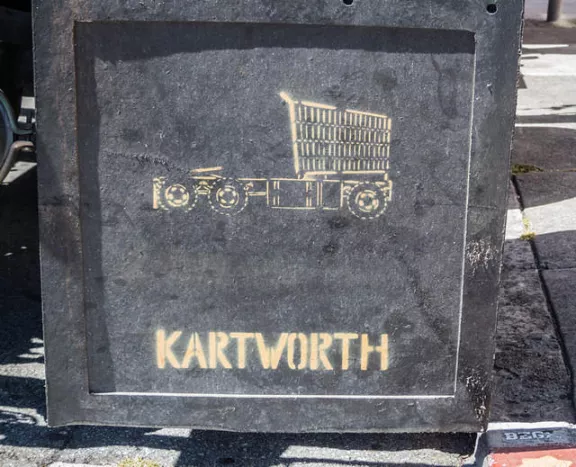 SF Lower Haight Kartworth Mud Flap Stencil