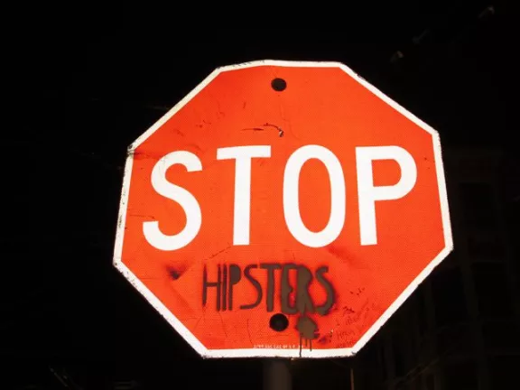 SF LowerHaight STOP hipsters
