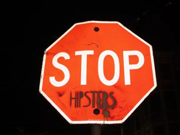 SF Lower Haight STOP hipsters