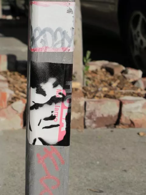 SF Upper Haight portrait sticker