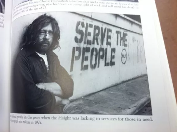 SF Upper Haight 1975 Serve the People