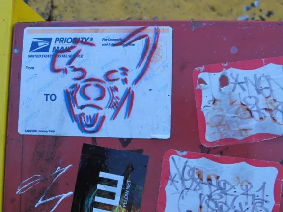 SF Upper Haight 3D dog sticker