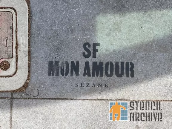 SF Upper Haight Advert SF Mon Amour