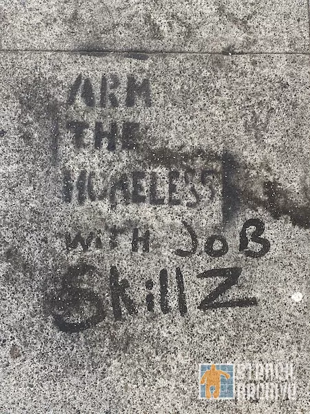 SF Upper Haight Arm the Homless