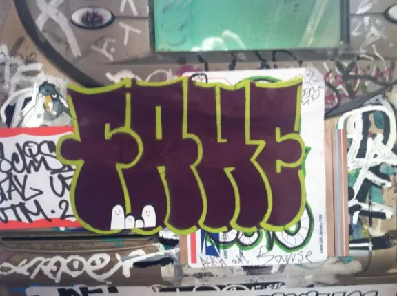 SF Upper Haight FAKE sticker