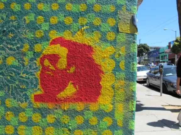 SF Upper Haight Jerry Garcia profile Grateful Dead