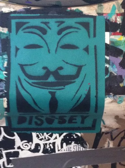 SF Upper Haight Occupy Disobey sticker