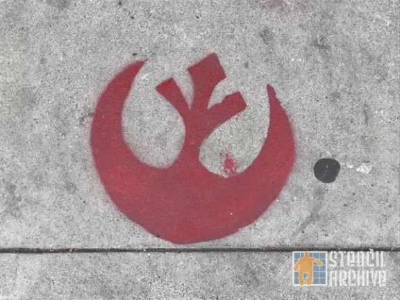 SF Upper Haight Star Wars rebel logo