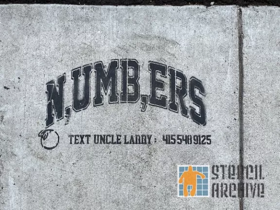 SF Upper Haight Uncle Larry NUMBERS ad
