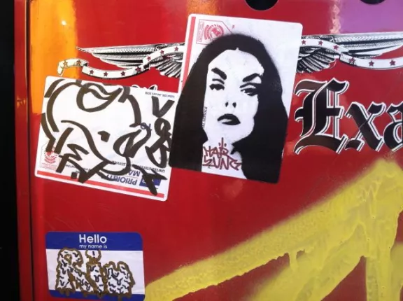 Har2ung SF Upper Haight sticker female
