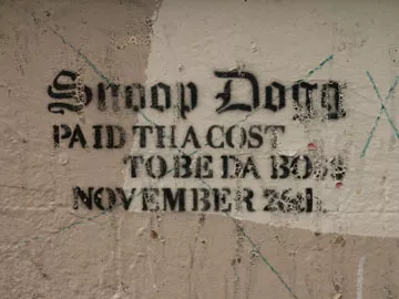 SF Lower Haight Snoop Dogg ad