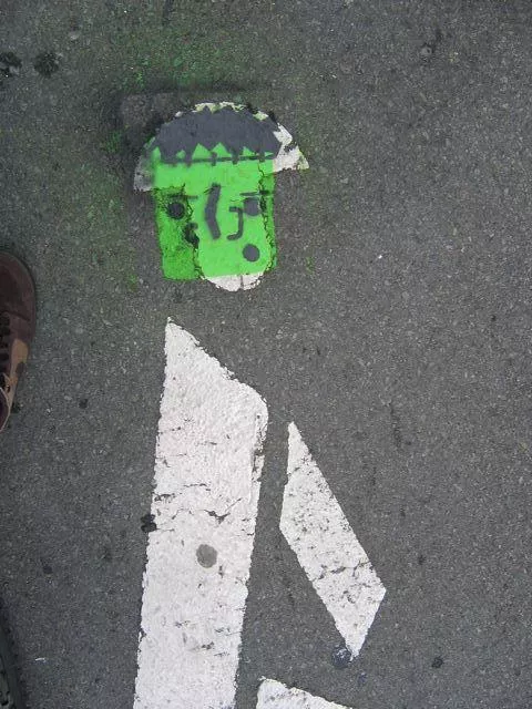 SF Lower Haight Frankenstein Biker