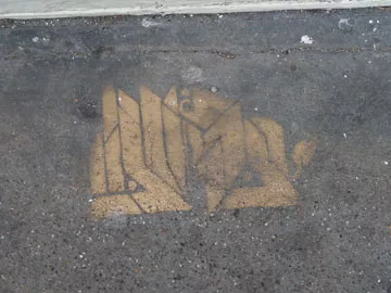 SF Upper Haight graffiti style