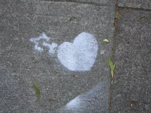 SF Upper Haight heart bomb