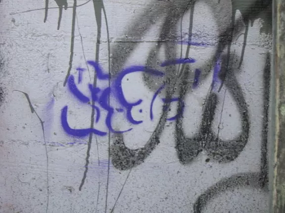 SF Upper Haight graffiti tag
