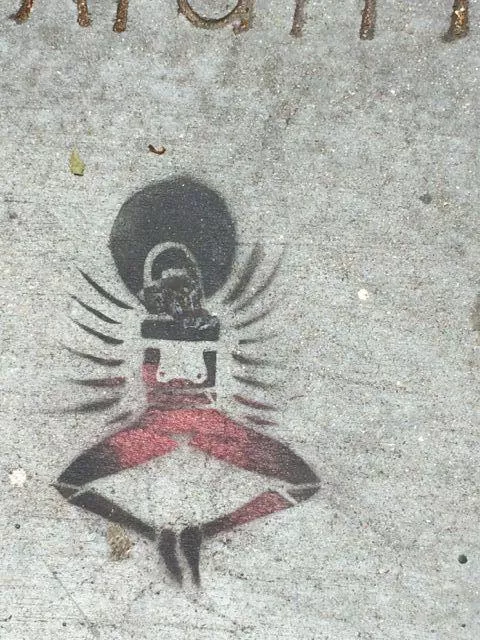 SF Lower Haight woman legs open