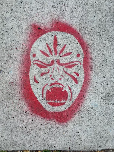 SF Lower Haight fanged angry