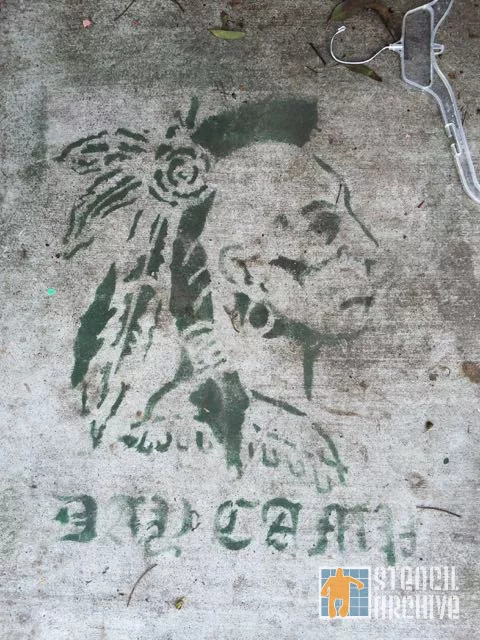 SF Upper Haight DIY camp indian