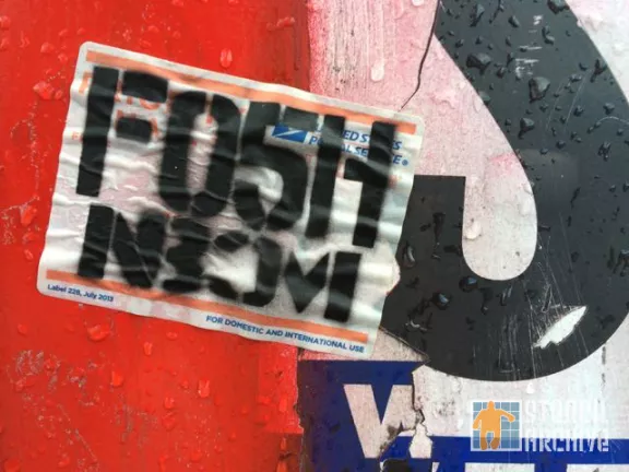 SF Upper Haight FO5H N3CM sticker