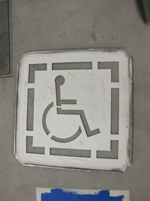 SF Ingleside disabled logo stencil