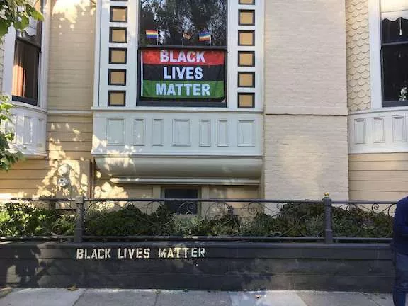 SF Pacific Heights Heights Black Lives Matter