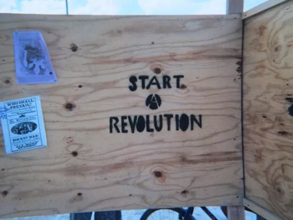NV BRC Burning Man 2000 Circle A Start A Revolution