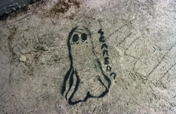 SF Mission 17th at Potrero scared ghost
