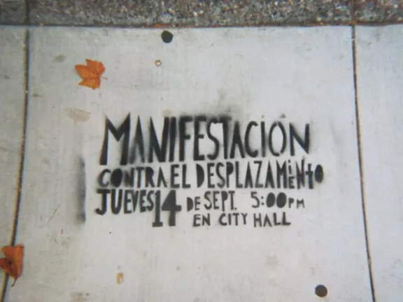 SF Mission 1999 Manifestacion