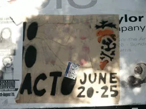 SF Valencia St. DAP Wall ACTO Poster