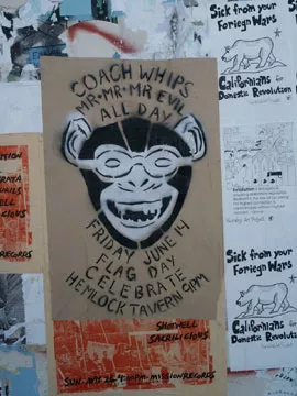 SF Valencia St. DAP Wall Hemlock Tavern Poster