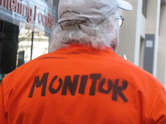 SF Protest Keystone XL Monitor