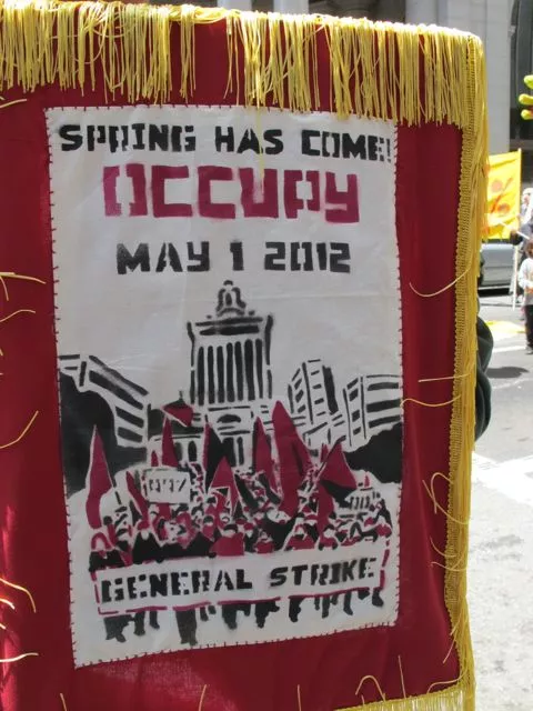 SF Protest May Day 2012 Occupy poster