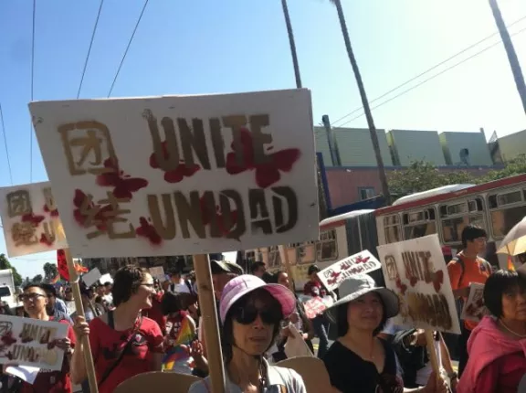 SF Protest May Day 2013 UNITE UNIDAD