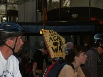 SF Protest Bike Banner