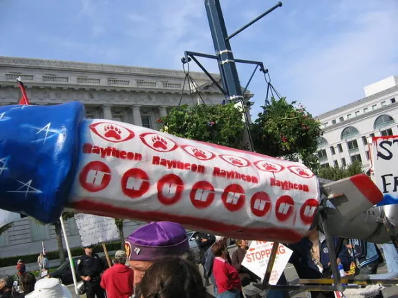 SF Protest Penis Missle