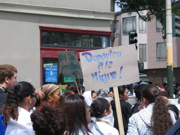 SF Protest Deporten Migra