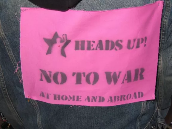 SF Protest Heads Up No to War