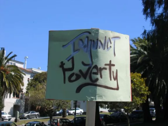 SF Protest May Day 2008 Injunct Poverty