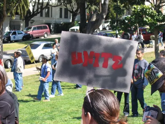 SF Protest May Day 2008 Unite