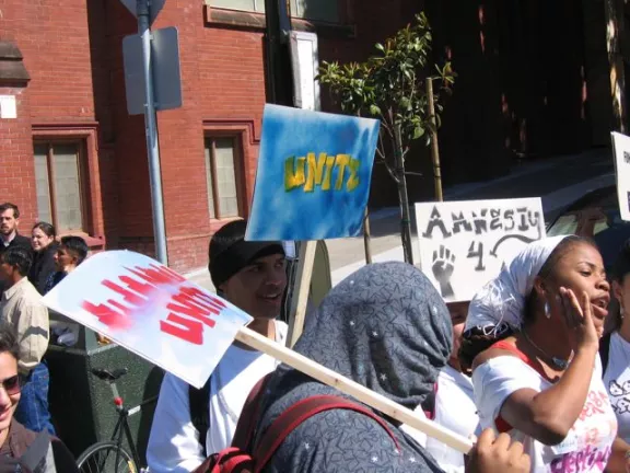 SF Protest May Day 2008 amnesty 4